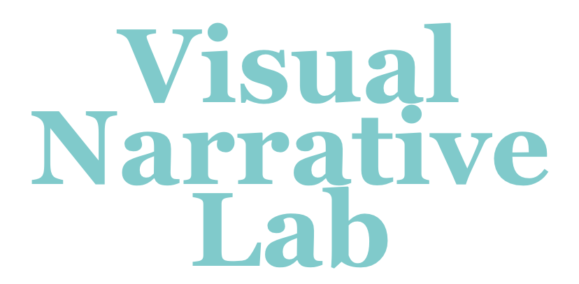 Logo for the Visual Narrative Lab.